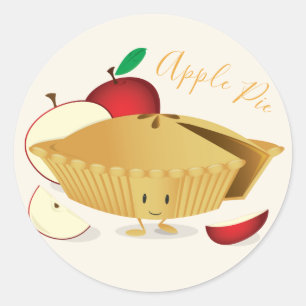 Apple Pie Character   Sticker