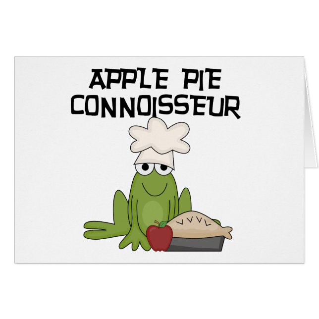 Apple Pie Connoisseur Tshirts and Gifts (Front Horizontal)