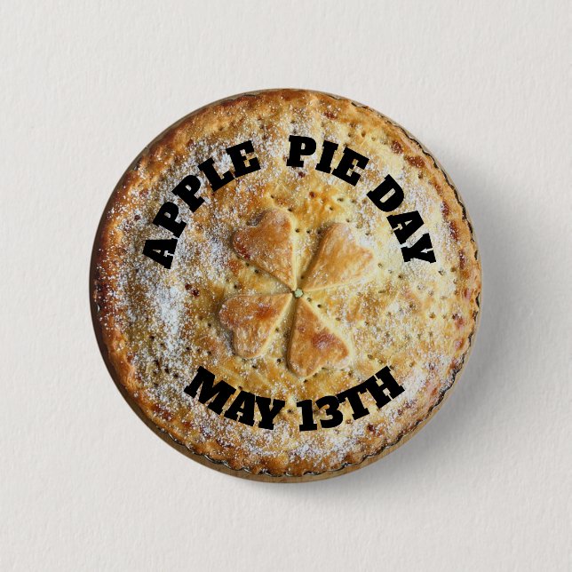 Apple Pie Cute  Food Refrigerator Button (Front)