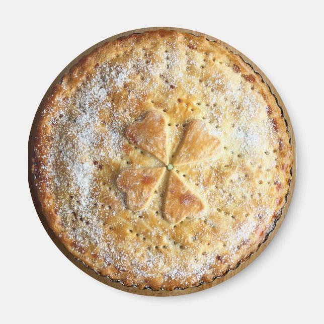 Apple Pie Cute  Food Refrigerator Magnet (Front)