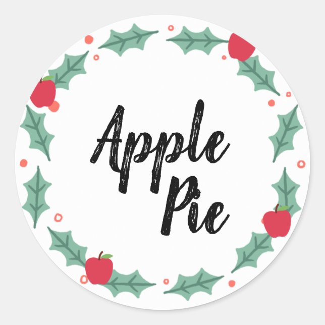 Apple Pie Food Labels (Front)