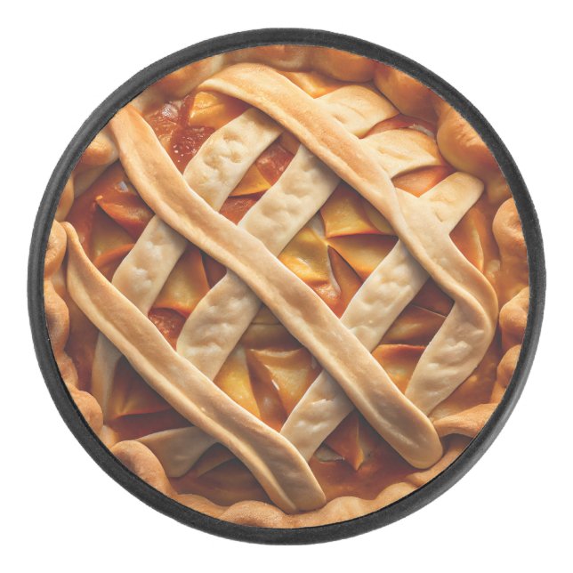 Apple Pie Hockey Puck (Front)