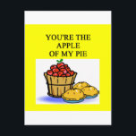 APPLE pie lovers Postcard<br><div class="desc">show your love with yhis design!more great stuff at jimbuf and jimhartley galleries</div>