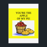 APPLE pie lovers Postcard<br><div class="desc">show your love with yhis design!more great stuff at jimbuf and jimhartley galleries</div>
