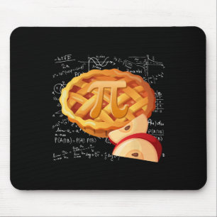 Apple Pie Math Shirt Pi Day Funny Halloween Thanks Mouse Mat