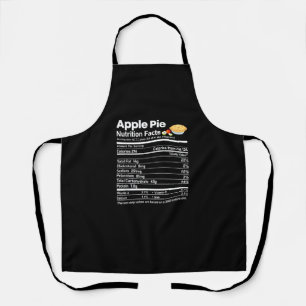 Apple Pie Nutrition Facts Funny Thanksgiving Chris Apron
