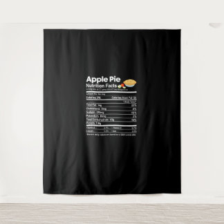 Apple Pie Nutrition Facts Funny Thanksgiving Chris Tapestry