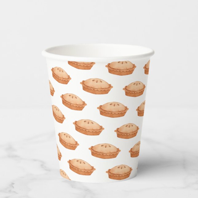 Apple Pie Paper Cups  (Front)