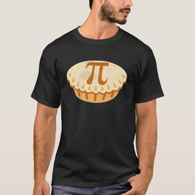 Apple Pie Pi Day Symbol Math Boys Girls T-Shirt (Front)