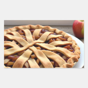 Apple Pie Rectangular Sticker