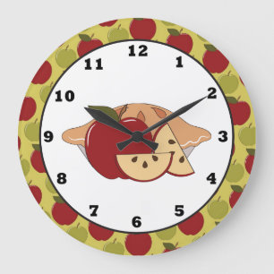Apple Pie Sweet Treat Wall clock