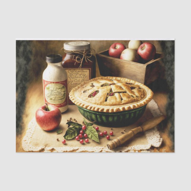 apple Pie Tissue Paper (Front)