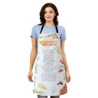 Apple Pie Watercolor Recipe Heirloom Apron