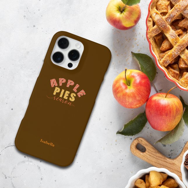 Apple Pies Vibes Personalise Name Phone Case (Creator Uploaded)