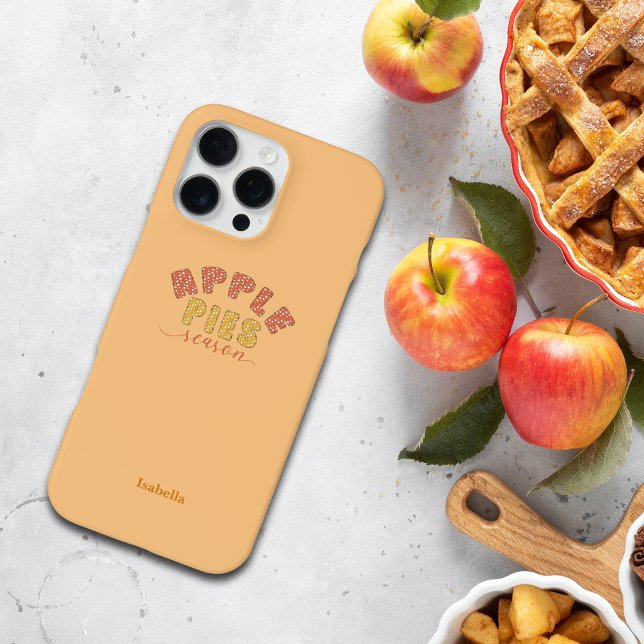 Apple Pies Vibes Personalise Name Phone Case (Creator Uploaded)
