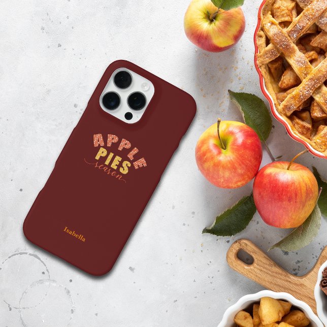 Apple Pies Vibes Personalise Name Phone Case (Creator Uploaded)