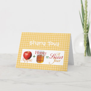 Apple plus Honey Holiday Card