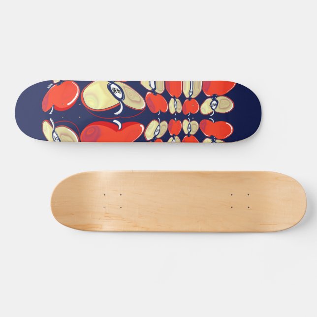 Apple Pop Skateboard Deck (Horz)