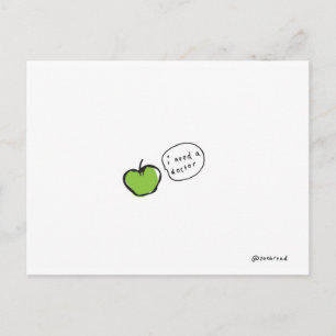 apple postcard