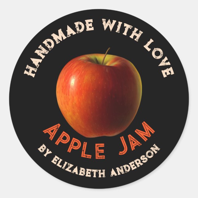 Apple Product Classic Round Sticker (Front)