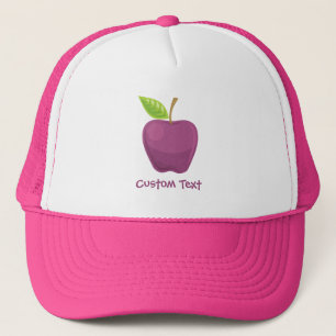 Apple Purple Trucker Hat