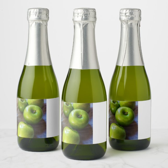 Apple Quartet Sparkling Wine Label (Bottles)