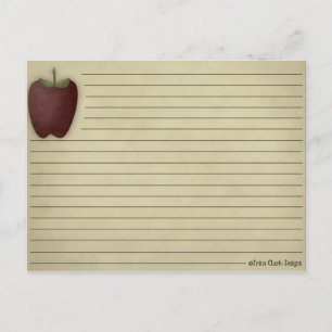 Apple Recipe Card