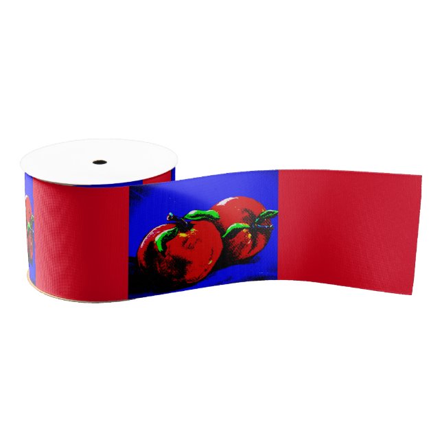 Apple Ribbon Grosgrain Ribbon (Spool)