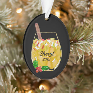 Apple Sangria Personalised Ornament