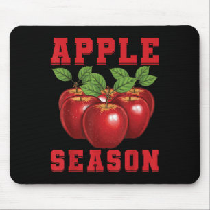 Apple Season Apple Fruit Love Apple Picker Apple P Mouse Mat