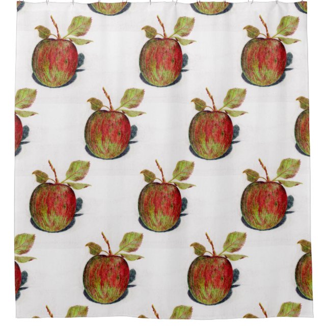 Apple Shower Curtain (Front)