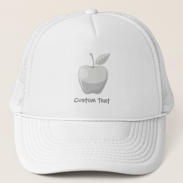 Apple Silver Trucker Hat (Front)