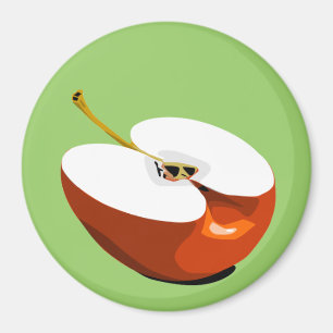 Apple slice magnet