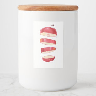 Apple Slices Food Label