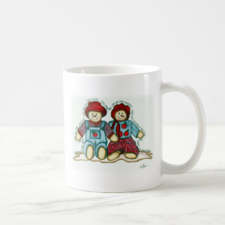 Apple Snowman Couple Coffee Mug