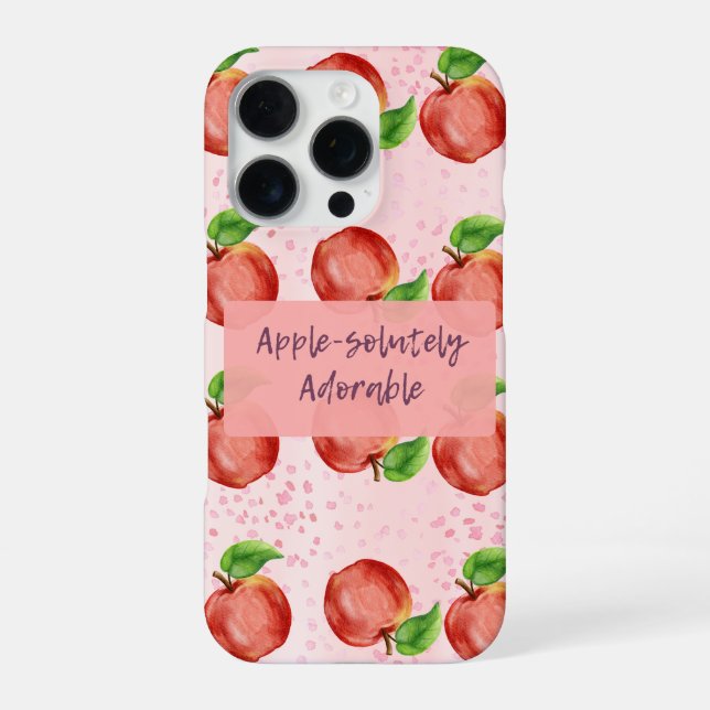 Apple-solutely Adorable iPhone Case (Back)