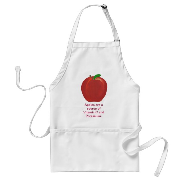 Apple Source of Vitamin C, Potassium Aprons (Front)