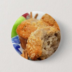 Apple Spice Muffin 6 Cm Round Badge