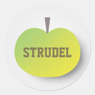 Apple Strudel Classic Round Sticker
