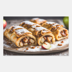 Apple Strudels Rectangular Sticker