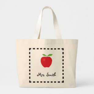 Apple Teacher Canvas Bag