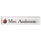 Apple Teacher Nameplate for desk