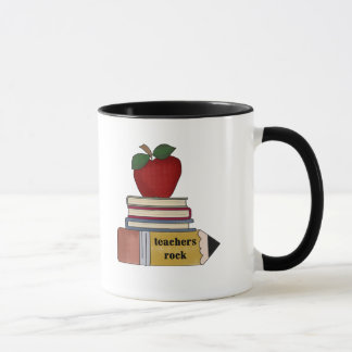 Apple Teachers Rock Tshirts and Gifts Mug