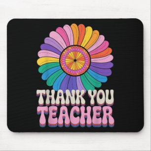 Apple Thank You Teachers Teacher Motivational Appr Mouse Mat