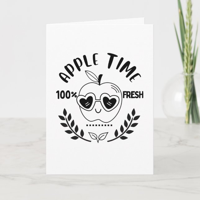 Apple Time Card (Front)