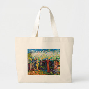 Apple Tree Blossom Large Tote Bag
