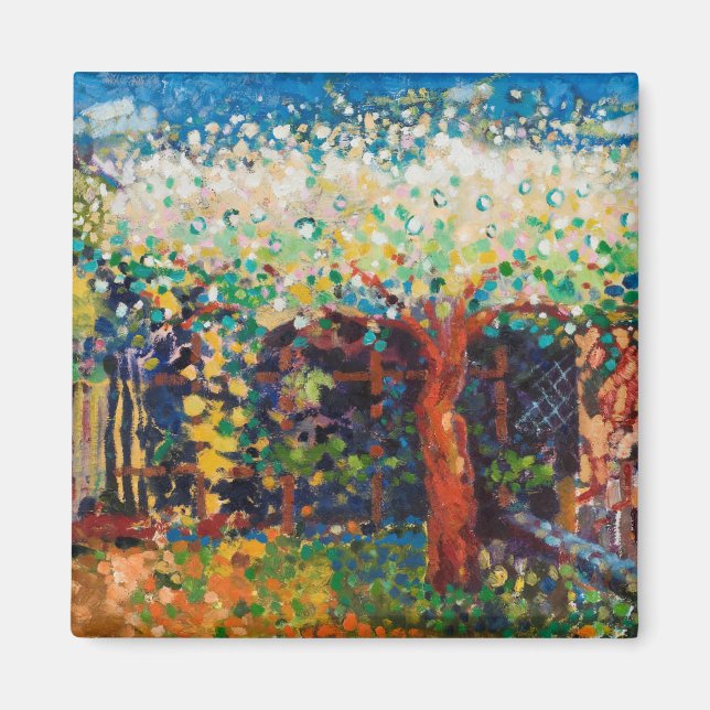 Apple Tree Blossom Magnet (Front)