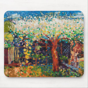 Apple Tree Blossom Mouse Mat