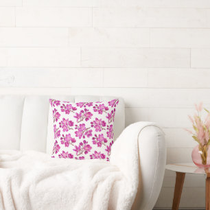 Apple Tree Blossom Pattern Cushion
