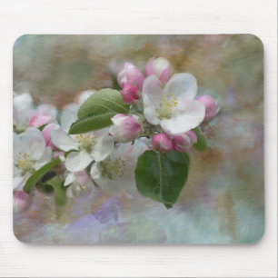 Apple Tree Blossoms Mouse Mat